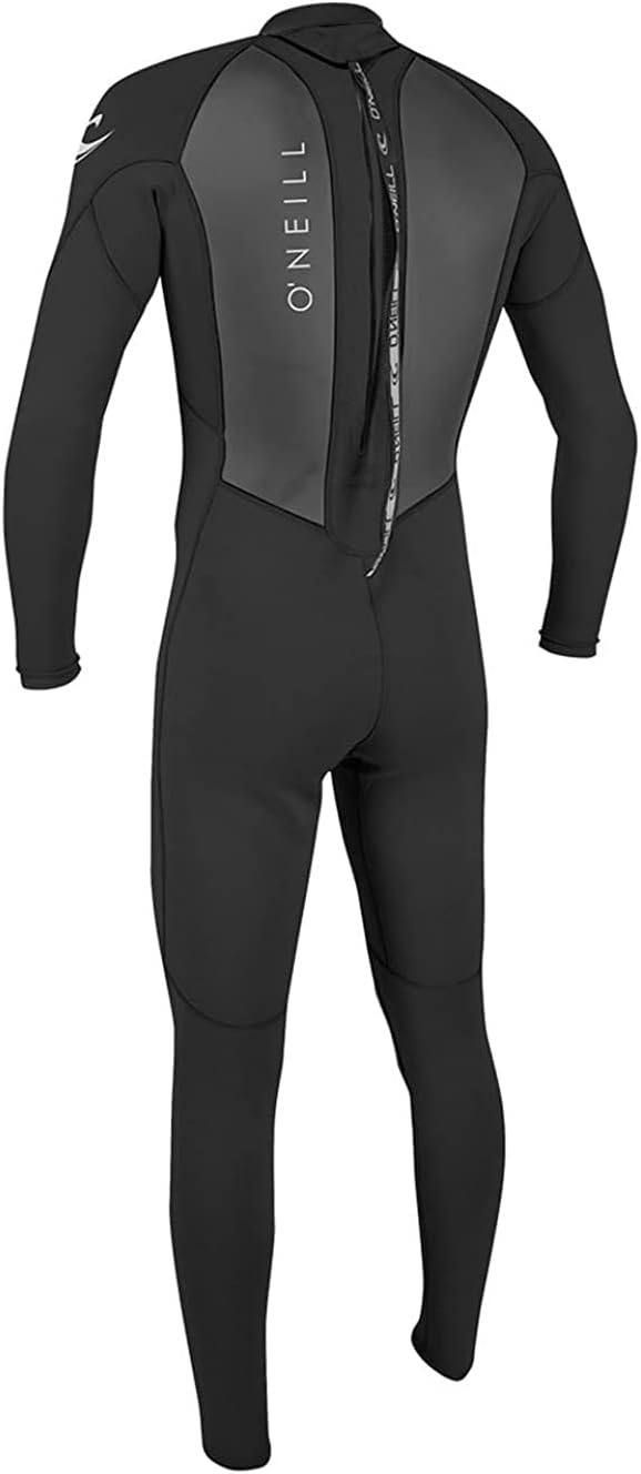 O'Neill Men's Reactor-2 3:2mm Back Zip Full Wetsuit, Lightweight Warmth and Flexibility fo